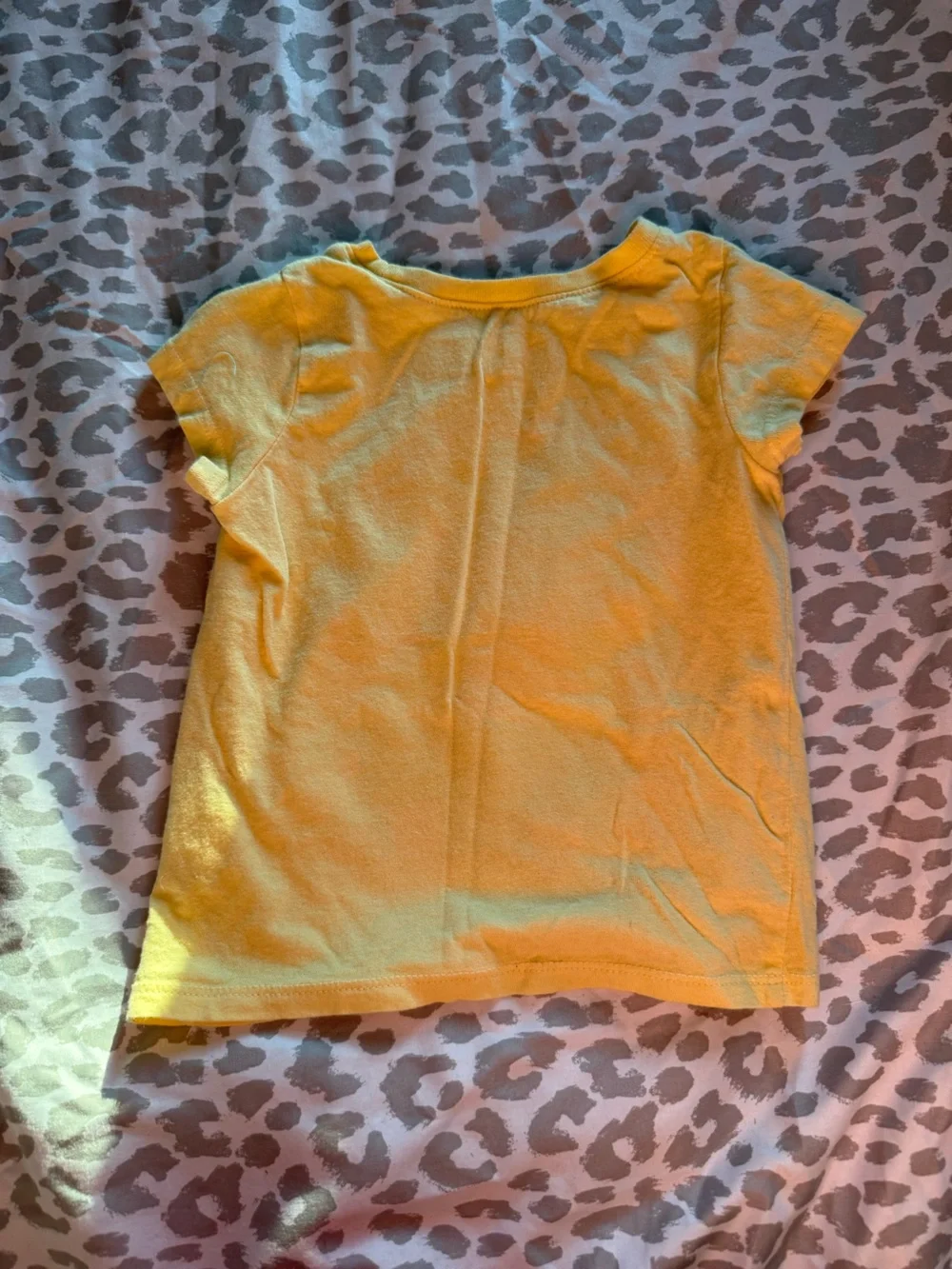 The Children’s Place Girls' Yellow Dino Rainbow Graphic Tee